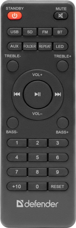 Актив.колонки 2.1 Defender Eclipse 40Вт, Bluetooth, FM, MP3, SD/USB, питание от сети, MDF, Black