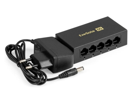 Коммутатор ExeGate EDES-1005D 5-port 10\100_Mbps металлический корпус