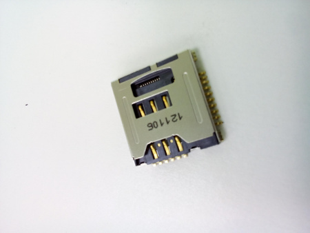 Коннектор SIM+MMC Samsung S5230/C3010...