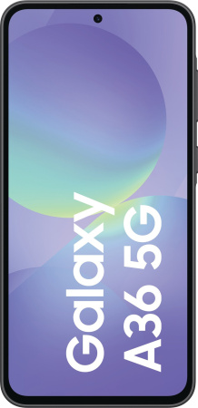 Смартфон Samsung Galaxy A36 SM-A366 8Гб 256Гб Awesome Black 6.7", AMOLED, 2340*1080, 4*2.4+4*1.8ГГц, 50+8+5Мп, 12Мп, 5G, NFC, 5000мАч, And 15