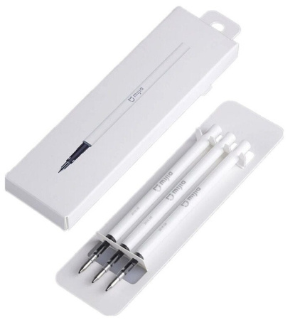 Стержень гелевый 0,5мм. Xiaomi, черный, 3шт/уп (MJZXBX01XM)