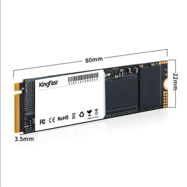 SSD-накопитель M.2 512Гб KingFast [KF2321DCS25BF-512](QLC,NVMe,3000/1300 Мб/с)