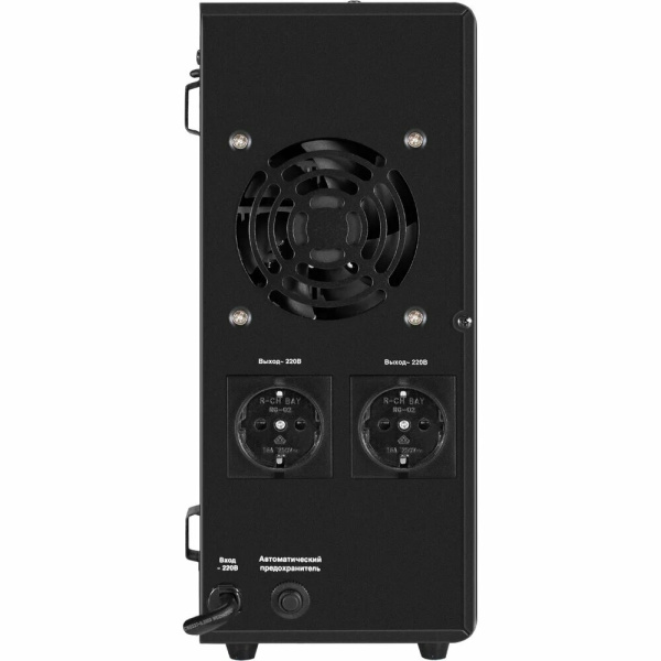 ИБП ExeGate FineSine SX-1000.LCD.AVR.2SH 1000VA/600W, LCD-дисплей, AVR, 2*Schuko + АКБ ExeGate HRL 12-75 1 шт. (EX295997RUS+EX285653RUS)