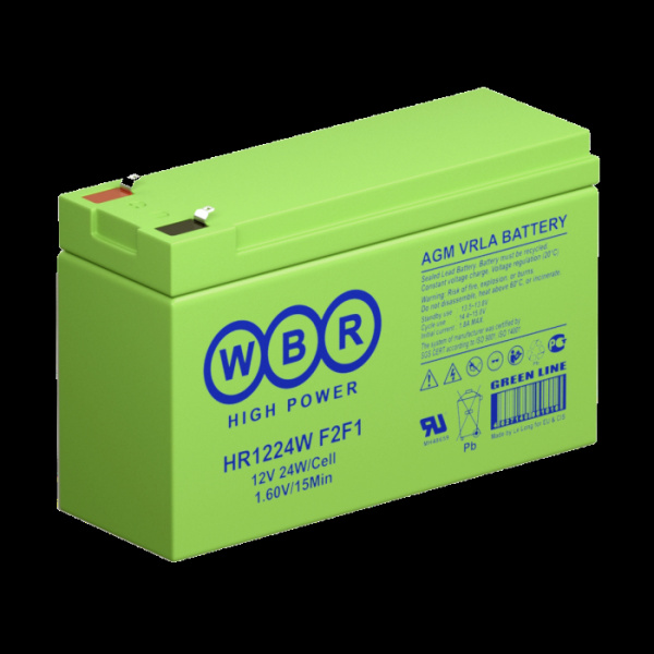 Аккумулятор WBR HR1224W,F2 ,F1,12V,5Ah (в94/д151/ш51)