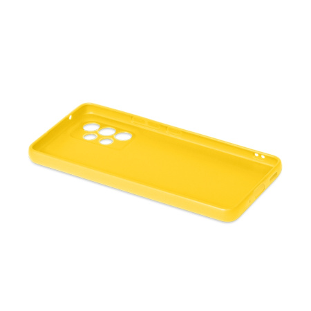 Накладка для Samsung Galaxy A52 Zibelino Soft Matte желтый,защита камеры (ZSM-SAM-A52-CAM-YEL)