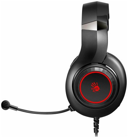 Игровая гарнитура A4Tech Bloody G220S мониторные кабель 2м, Black