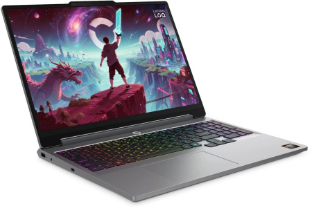 Ноутбук Lenovo LOQ 15AHP11 Ryzen 7 250 16Gb SSD512Gb NVIDIA GeForce RTX5050 8Gb 15.3" IPS WUXGA (1920x1200) без ОС grey WiFi BT Cam (83TN003FPS)