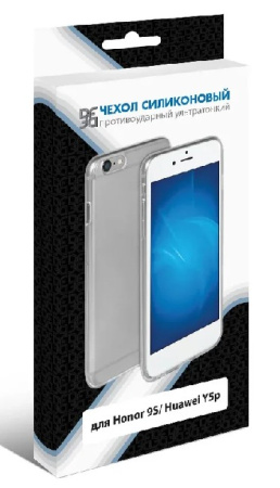 Чехол силиконовый для Honor 9S/Huawei Y5p прозрачный DF hwCase-93