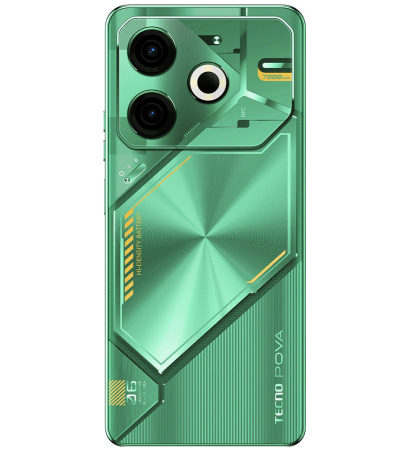 Смартфон Tecno POVA 6 Neo 8Гб 128Гб Comet Green 6.8", IPS, 2460*1080, 2*2.2+6*2ГГц, 50+0.08Мп, 8Мп, 4G, 7000мАч, And 14
