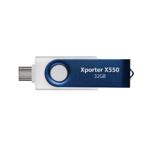 Флеш-накопитель USB3.2+Type C 32Gb Patriot Xporter X550 (PS32GX550AAD) белый