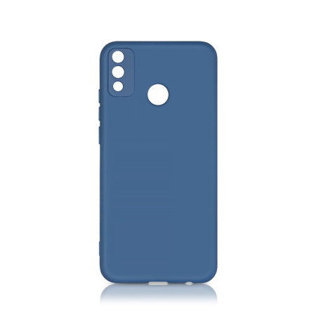 Чехол силиконовый с микрофиброй для Honor 9X Lite DF hwOriginal-18 (blue)