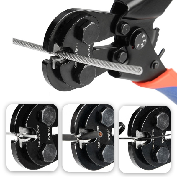 Тросорез 230мм, Iwiss CWR-60, HRC, трос до 6мм, двухкомпонентные рукоятки