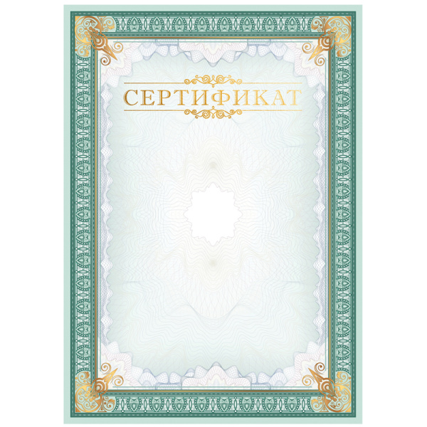 Сертификат А4, ArtSpace, мелованный картон (288394)