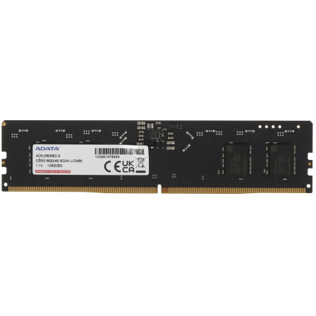 Модуль памяти DIMM DDR5 8Гб 5600МГц A-Data [AD5U56008G-S] CL46