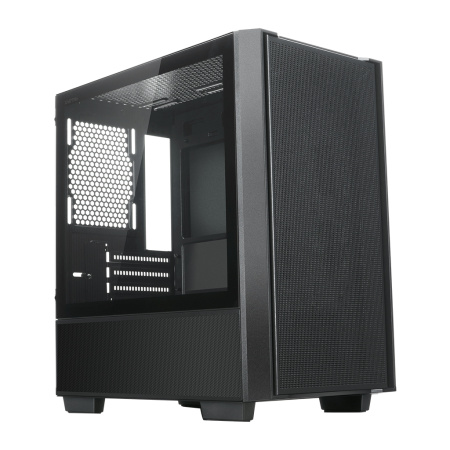 Корпус mATX Б_БП XASTRA A400M 0F Black (USB3.0,Audio,TG+Mesh,черный)[A400M-0F]