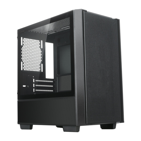 Корпус mATX Б_БП XASTRA A400M 0F Black (USB3.0,Audio,TG+Mesh,черный)[A400M-0F]