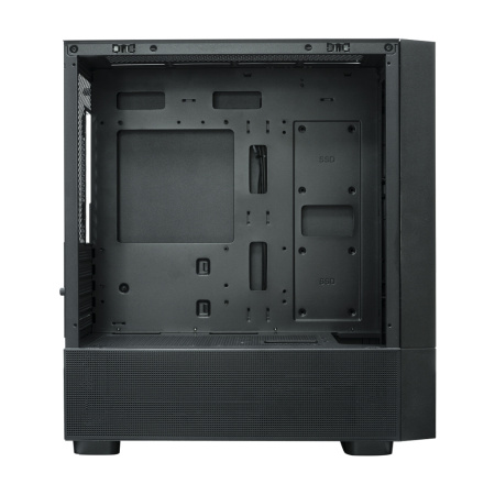 Корпус mATX Б_БП XASTRA A401M 4ARGB-V2 Black (USB3.0,Audio,TG+Mesh,черный,PWM fans,4х120мм FC ARGB)[A401M-V2-4FC12A]