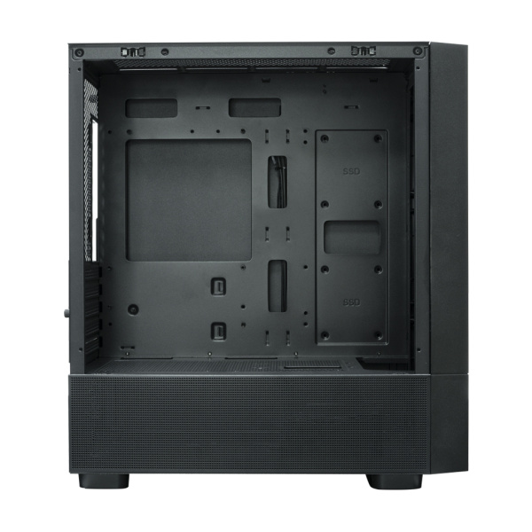 Корпус mATX Б_БП XASTRA A401M 4ARGB-V2 Black (USB3.0,Audio,TG+Mesh,черный,PWM fans,4х120мм FC ARGB)[A401M-V2-4FC12A]