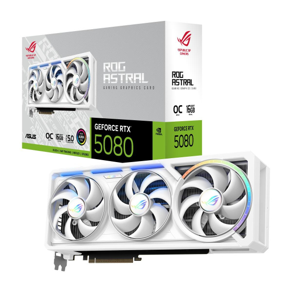 Видеокарта ASUS ROG-ASTRAL-RTX5080-O16G-WHITE