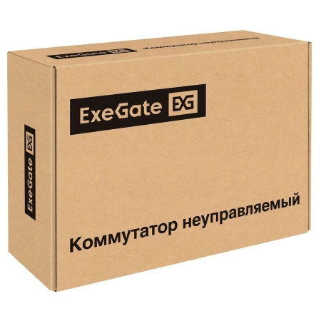 Коммутатор ExeGate EDGS-1082D.8PoE-120W 10-port 10\100\1000_Mbps 8 портов UTP 10/100 Base-Tx с поддержкой IEEE 802.3af (PoE), мощность PoE: 15,4W, сум