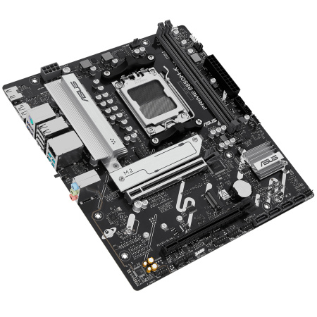 Мат.плата SocAM5 AMD B850 ASUS PRIME B850M-K (mATX,2DDR5,2M.2,2PCI-E16,DP,HDMI,PC9000)