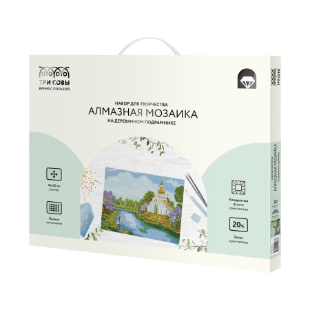 Алмазная мозаика ТРИ СОВЫ "В родных краях", 40*50см  АМП4050_52987