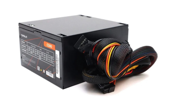 Блок питания 500Вт TESLA (120мм,PCI-E,4SATA)(TS-C500)