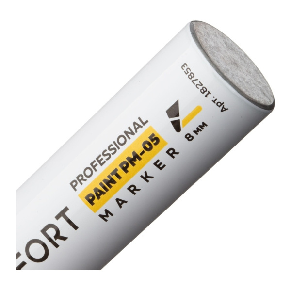 Маркер-краска TOPFORT "Paint" лаковый, 8мм, желтый (1827853)