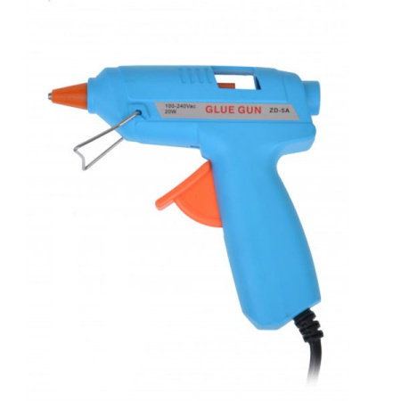 Пистолет клеевой ZD-5A, 20вт, стержень 7 мм