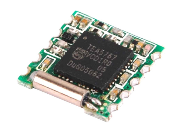 Модуль FM-радио, TEA5767, 76..180МГц, I2C, Vdc5V