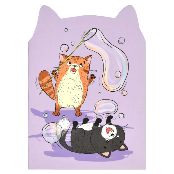 Блокнот Феникс 12*17 см. 32л. "Дружелюбные коты" 63030