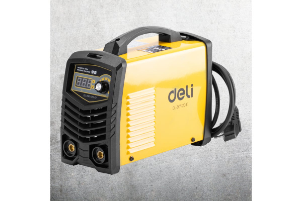 Сварочный аппарат инверторный Deli DL-ZX7-120-E1 20-120А, 4,8кВт, 60%, диаметр электрода 1,6-3,2мм