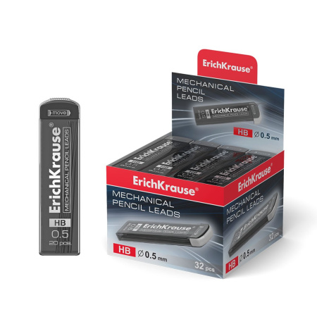 Грифель 0,5мм. Erich Krause "Megapolis" HB 20шт. (20345) Грифель 0,5мм. Erich Krause "Megapolis" HB 20шт. (20345)