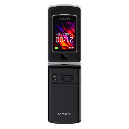 Сотовый Maxvi E28 Black 2sim/2.8+2.4"/320*240/microSD/0.3МП/Bt/раскладушка