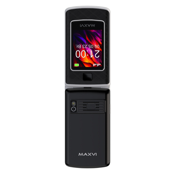 Сотовый Maxvi E28 Black 2sim/2.8+2.4"/320*240/microSD/0.3МП/Bt/раскладушка