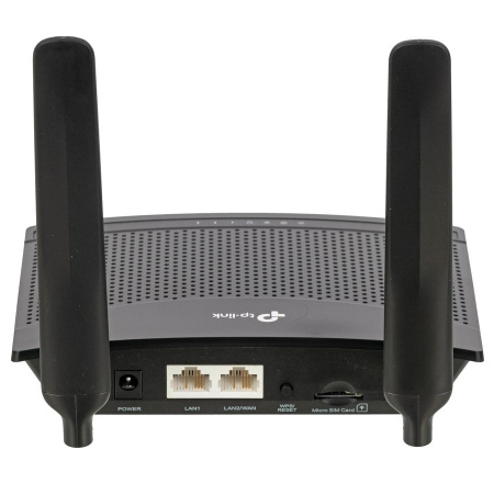 Маршрутизатор TP-Link TL-MR100 802.11b/g/n 300_Mbps 2xLAN SIM 4G/3G черный
