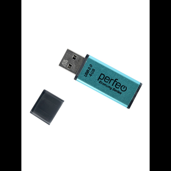 Флеш-накопитель USB2.0 4Gb Perfeo E03 (PF-E03G004ES) зеленый