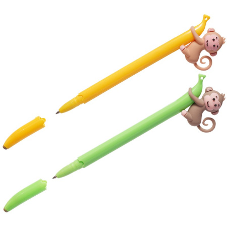 Ручка шариковая MESHU "Monkey" 0,7мм, синяя (296374)