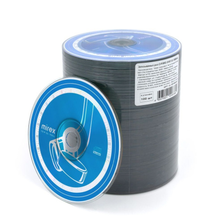 Диск CD-R 100шт Mirex SPORT 700Mb 52x Bulk (UL120180A8T