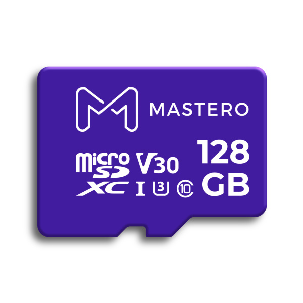 Карта памяти MicroSDXC 128Gb Mastero Class10 UHS-I U3 [MB-128-MSD] (SD адаптер)