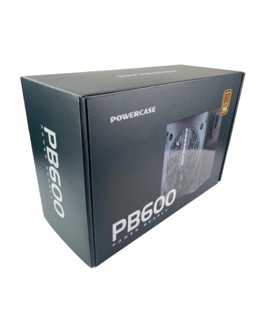 Блок питания 600Вт Powercase PB600 (APFC,120мм,2PCI,6SATA,80+Bronze)[PS-600B-DC]