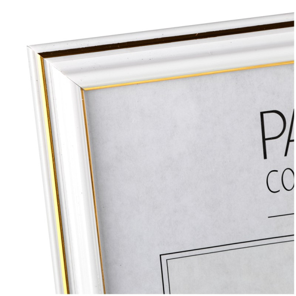 Фоторамка А4 OfficeSpace 21*30см. пластик №2, белая (РП_4641)