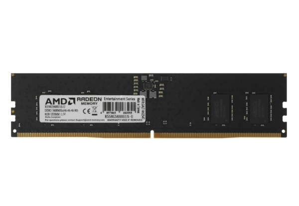 Модуль памяти DIMM DDR5 8Гб 5600МГц AMD Radeon R5 [R558G5600U1S-U] CL46
