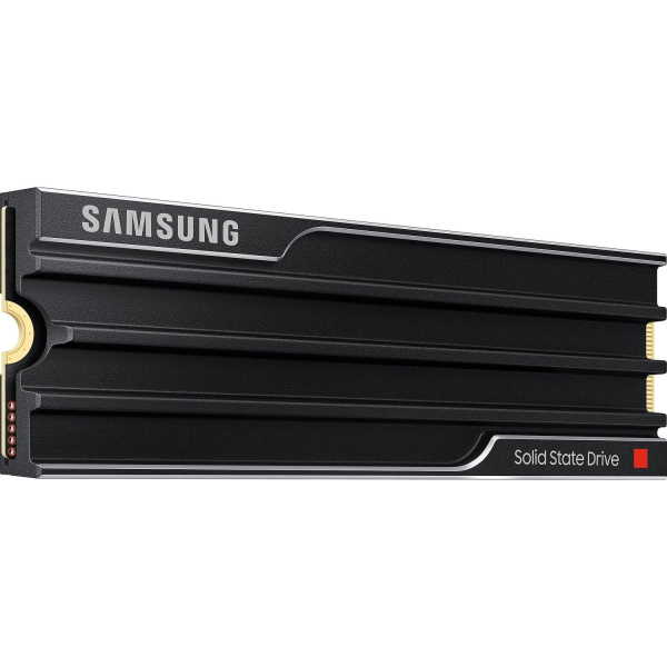 Твердотельный накопитель/ Samsung SSD 9100 PRO, 1000GB, M.2(22x80mm), NVMe 2.0, PCIe 5.0 x4, V-NAND TLC, R/W 14700/13300MB/s, IOPs 1 850 000/2 600 000, TBW 600, DWPD 0.3, with Heatsink (12 мес.)