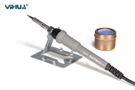 Паяльник 220в, 60вт, регулятор, жала 900M, Yihua 947-III