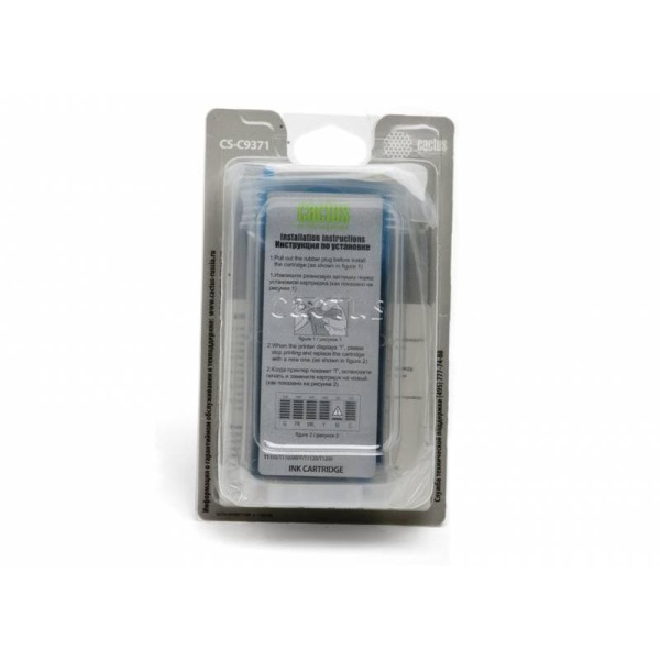 Картридж_струйный Cactus CS-C9371 №72 для HP DJ T610/T620/T770/T1100/T1100/T1120/T1200 Cyan