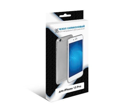 Чехол силиконовый для iPhone 13 Pro DF iCase-22 прозрачный