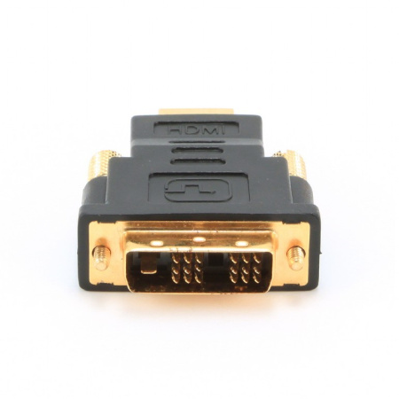 Переходник HDMI(M)-DVI 19 pin (M) Cablexpert A-HDMI-DVI-1 золотые разъемы