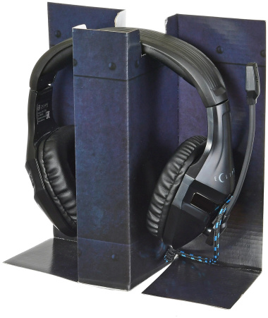 Игровая гарнитура Оклик HS-L370G ECLIPSE полноразмерные, кабель 1.9м, Black