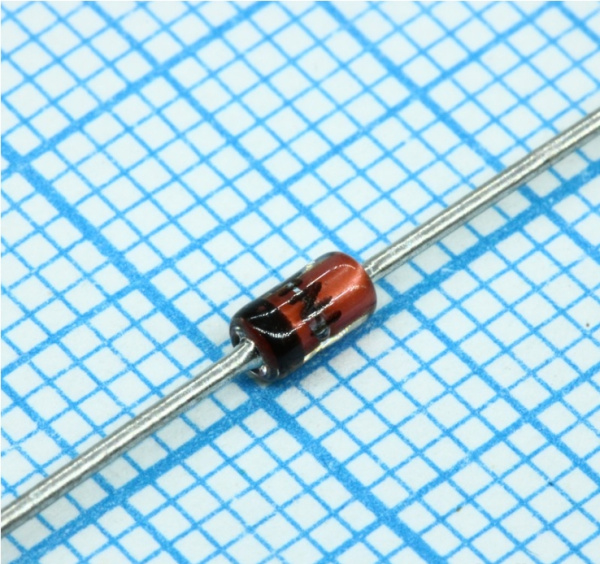 Стабилитрон 15в, 1вт, 1N4744A, DO41